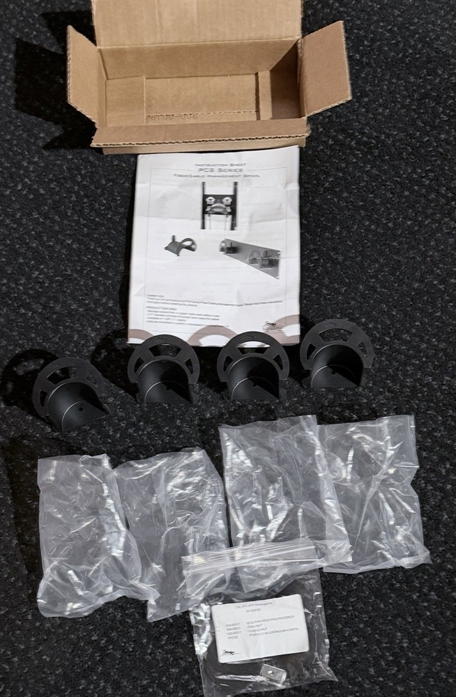 MIDDLE ATLANTIC PCS-3-4 CABLE SPOOL, 3”D, 4PCS