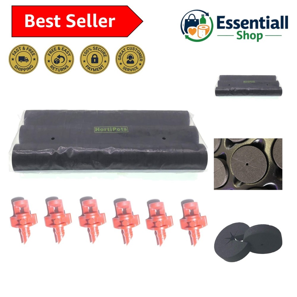 Efficient 75 Pack Neoprene Cloning Collars - No-Pinch Design for Better Growth