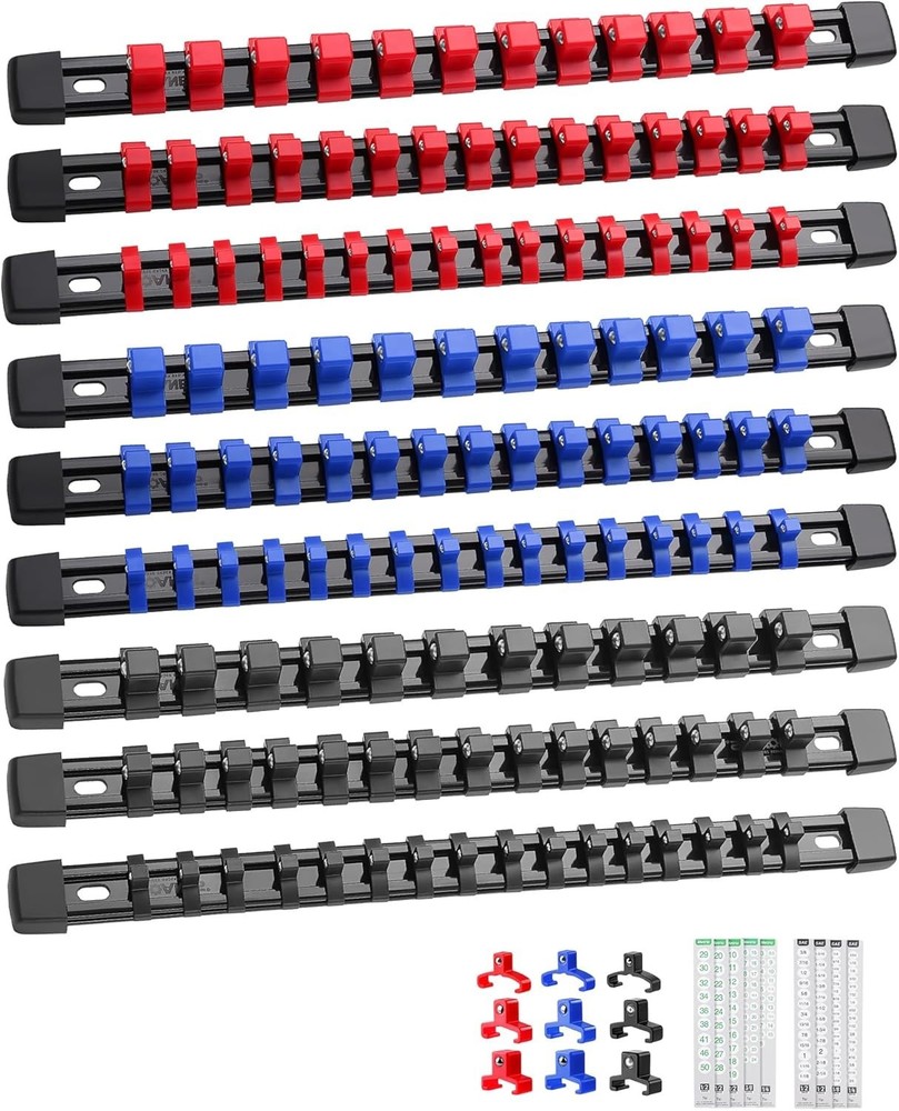 Lightweight Socket Organizer, 129 Socket Capacity