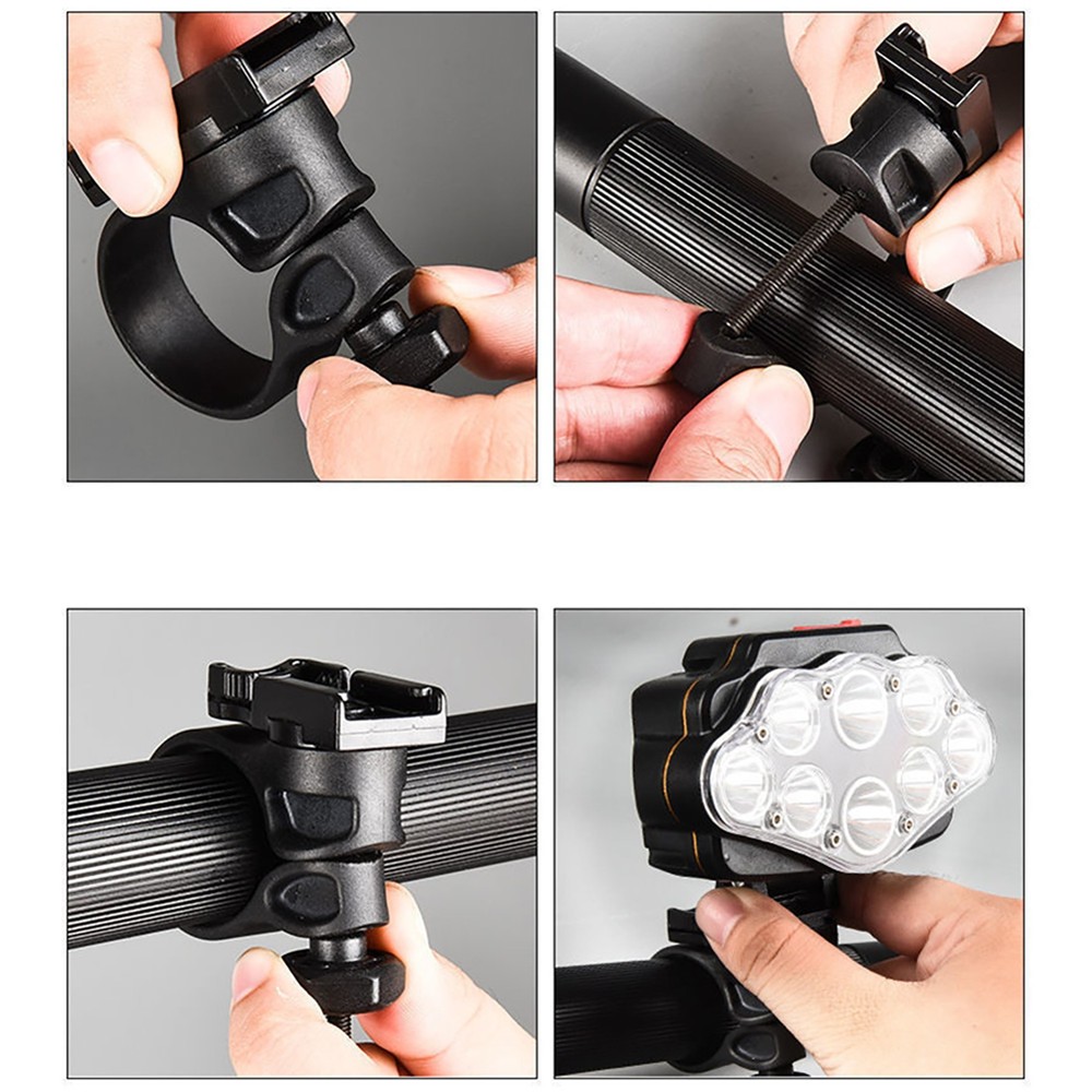 Waterproof LED Bike Light White Light USB Rechargeable Bicycle Front Headlight