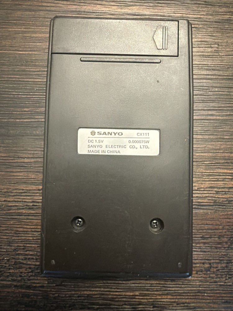 Vintage Sanyo CX111 Calculator Working