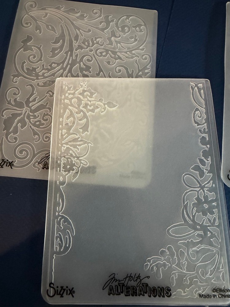 4 - Sizzix Tim Holtz Alterations Embossing Folders Vintage