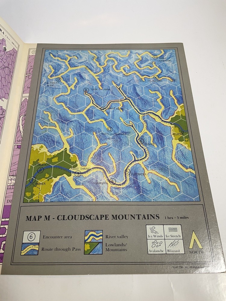 Dark Clouds Gather Advanced Dungeons And Dragons Module UK7 9151 1985 TSR