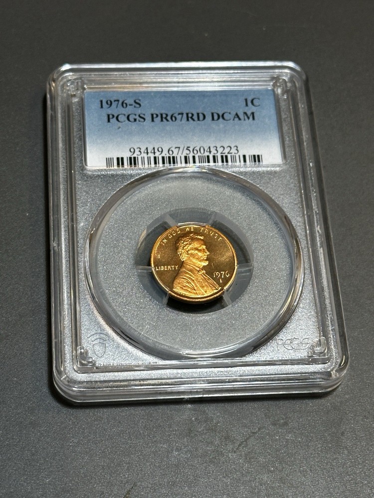 1976-S Lincoln Memorial Reverse Cent PCGS PR67RD DCAM