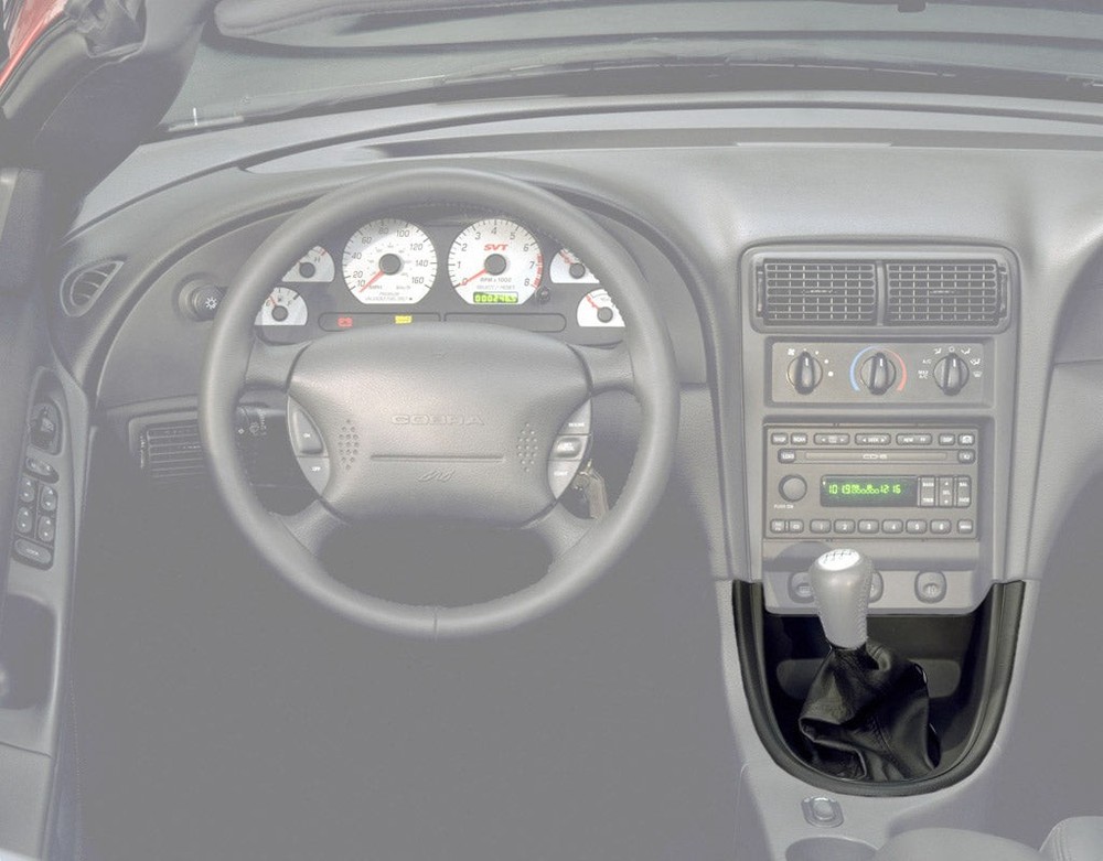 2001-2004 Mustang or Cobra Charcoal Shifter Trim Bezel & Shift Boot
