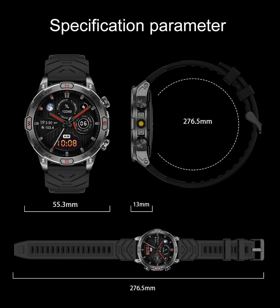 Full Touch Screen Smartwatch with Step Counting and Calorie Calculation For IOS