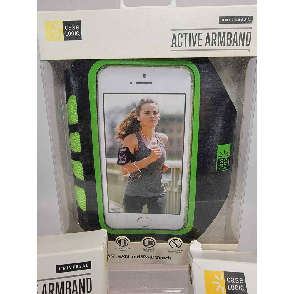 Case Logic Active Armband 3 Colors Blue, Red, Green iPhone IPod Touch NIB