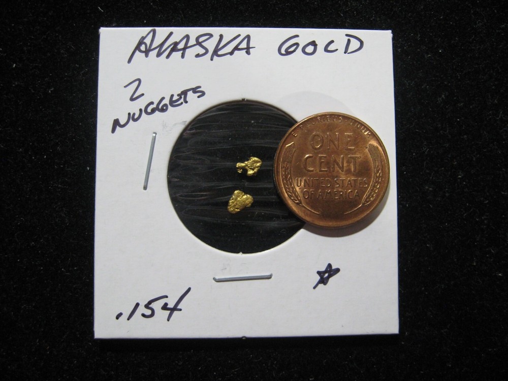 ALASKA GOLD TWO NUGGET .154 GRAM