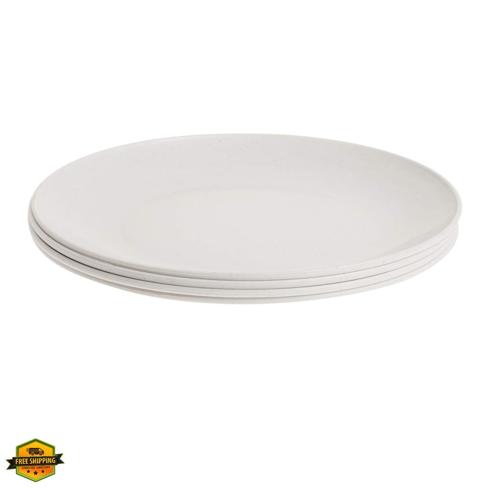 Polypropylene Plates Microwave Serveware, 10", White