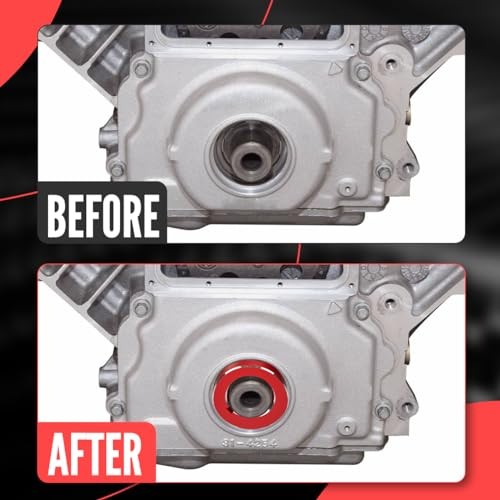 LS Timing Cover Alignment Tool,Billet Aluminum Front Rear Cover Alignment RED