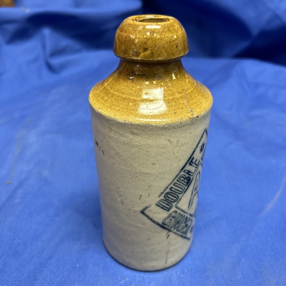 Antique Double Brewed A Ginger Beer Bottle