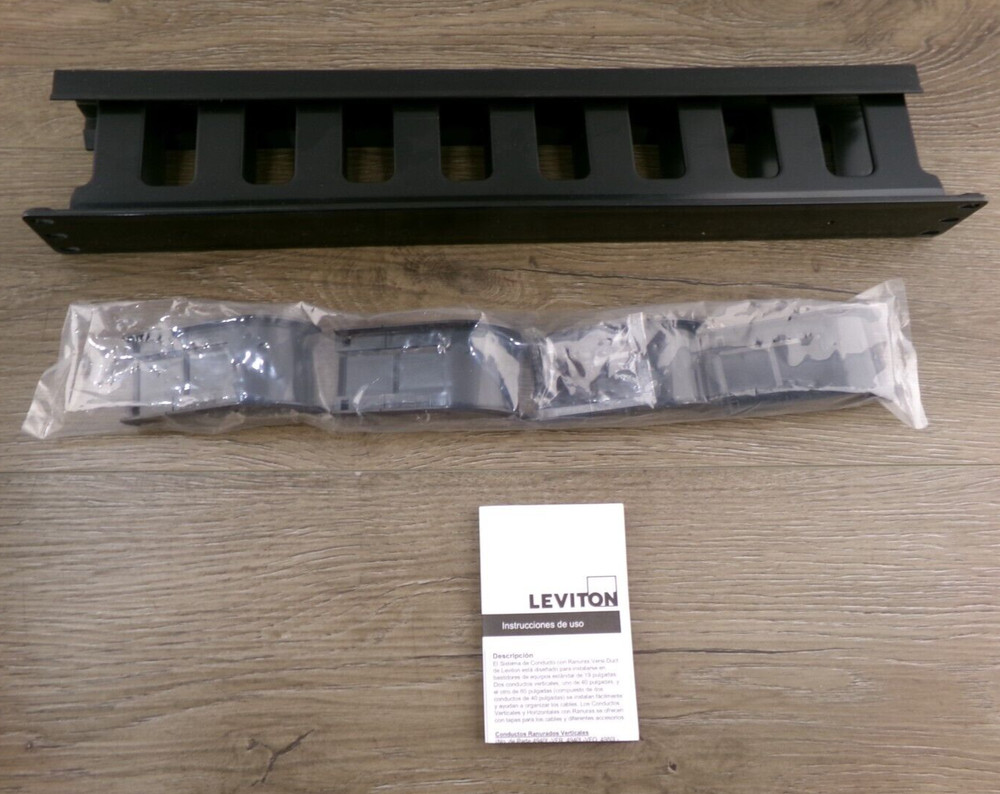Leviton 491RU-HFO Horizontal Cable Management S3