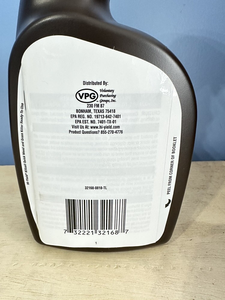 Hi-Yield Killzall Quick RTU Spray Non-Selective Systemic Herbicide 32 fl oz VPG