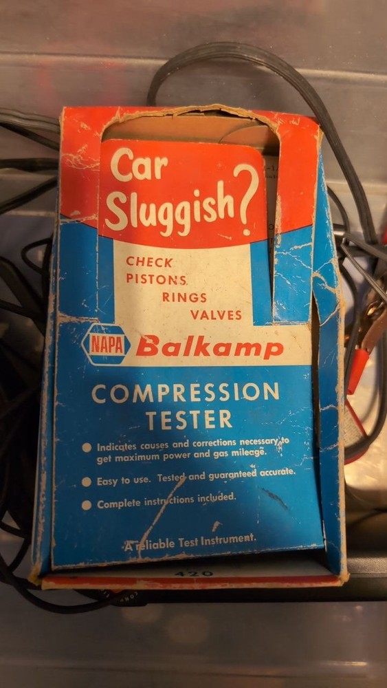 NAPA Balkamp Compression Tester 420 Vintage