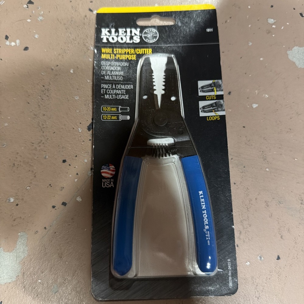 Klein Tools Multi-Purpose Wire Stripper - Blue (1011) Brand New In Package.