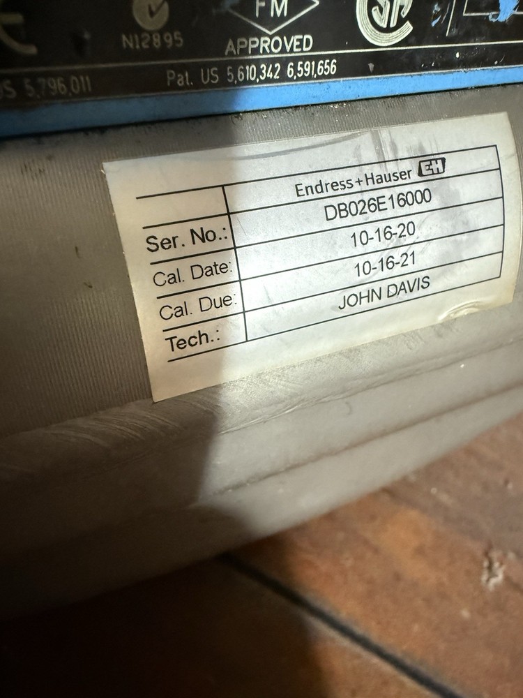 Endress+Hauser Promass 80F Coriolis Flow Meter 1” 80F-08 Transmitter