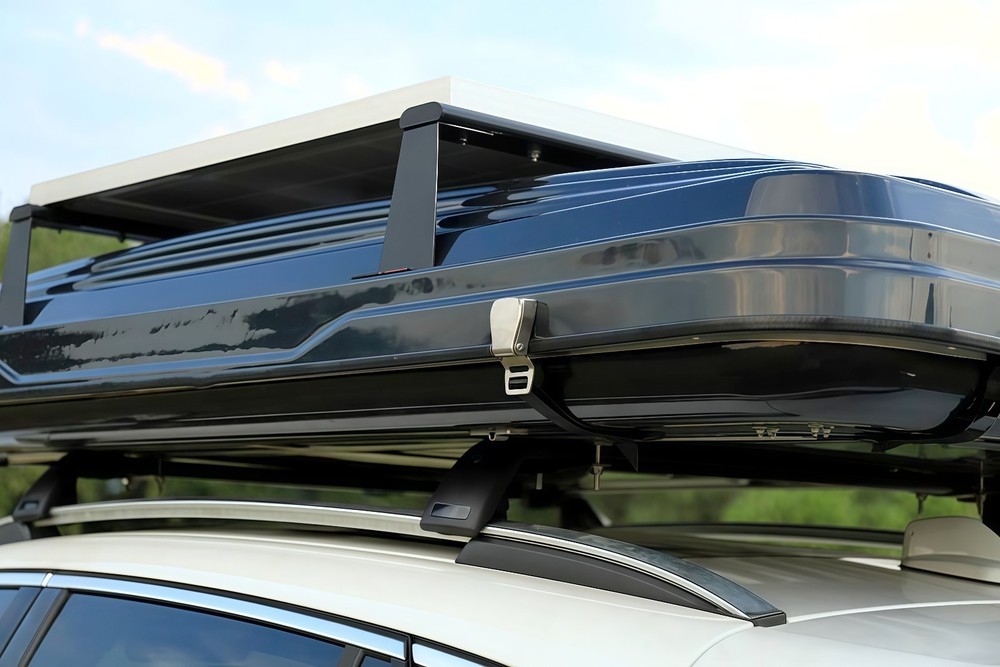 Ultra-thin Camping Triangle Car Rooftop Tent Waterproof Hard Shell