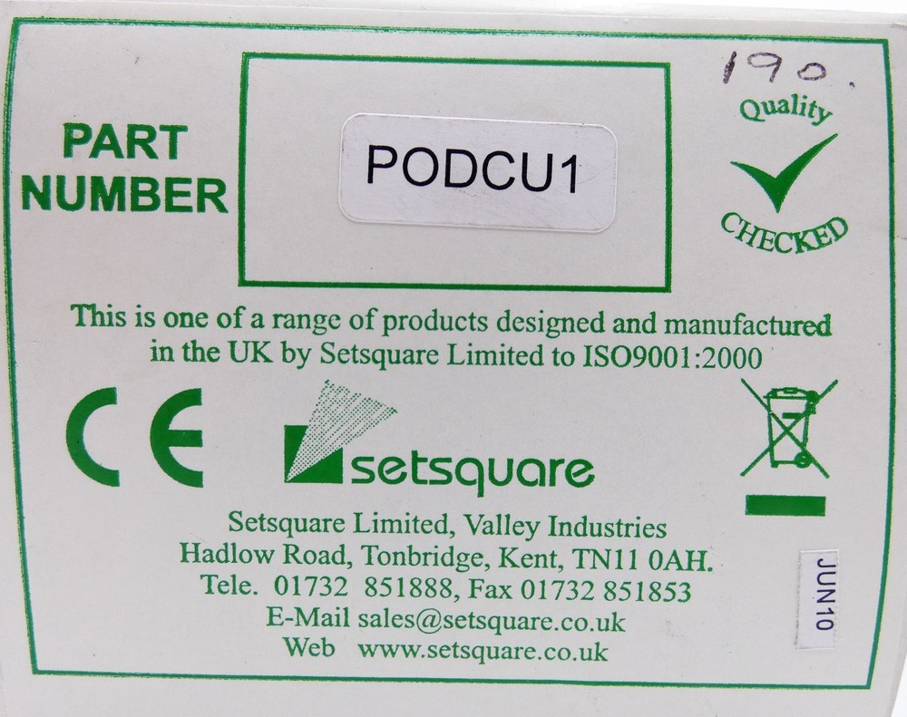 Setsquare infraPOD PODCU1 Lighting Control Module -unused/original packaging-