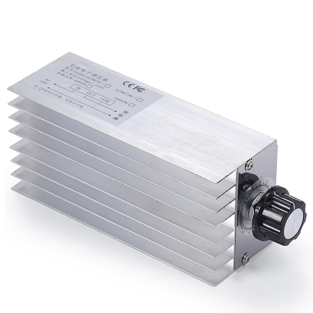 AC110-220V 6000W SCR Motor Speed Controller Adjustable Electrical Volt Regulator