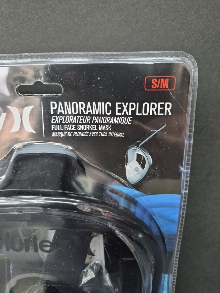 Hurley Panoramic Explorer Full Face Snorkel Mask: Size S/M