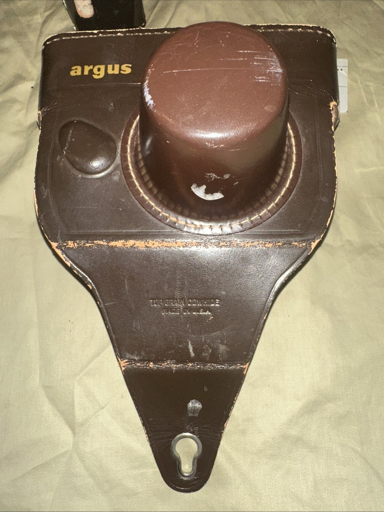 Argus C3 Matchmatic 35mm Rangefinder Camera w/ Case Untested