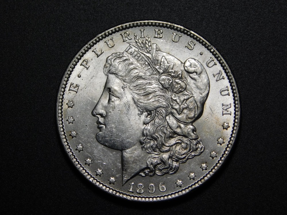 OLD WEST US COINS 1896 MORGAN SILVER DOLLAR