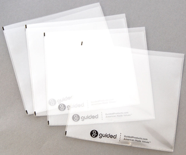 200-Pak Guided Products ReSleeve Clear 2-Disc Eco Plastic Sleeves, biodegradable