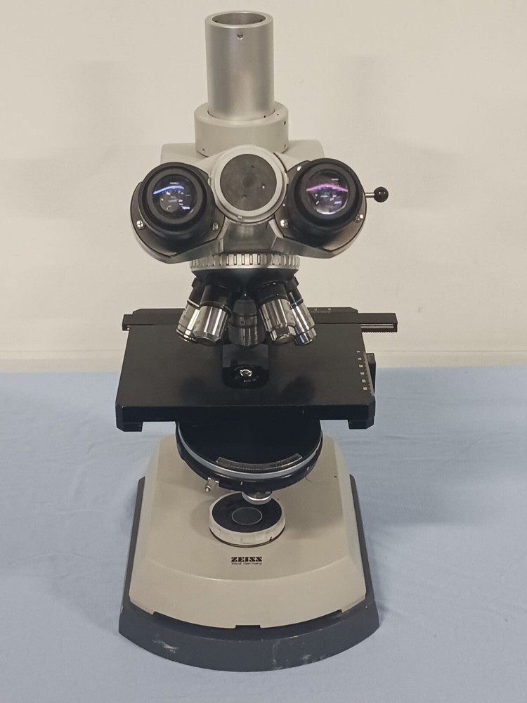 ZEISS Binocular Microscope w/ 4 Objectives & 2 Eyepieces