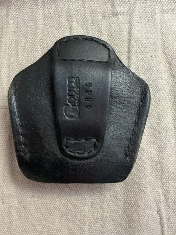 Gould Black Leather Cuff Case Quick Release