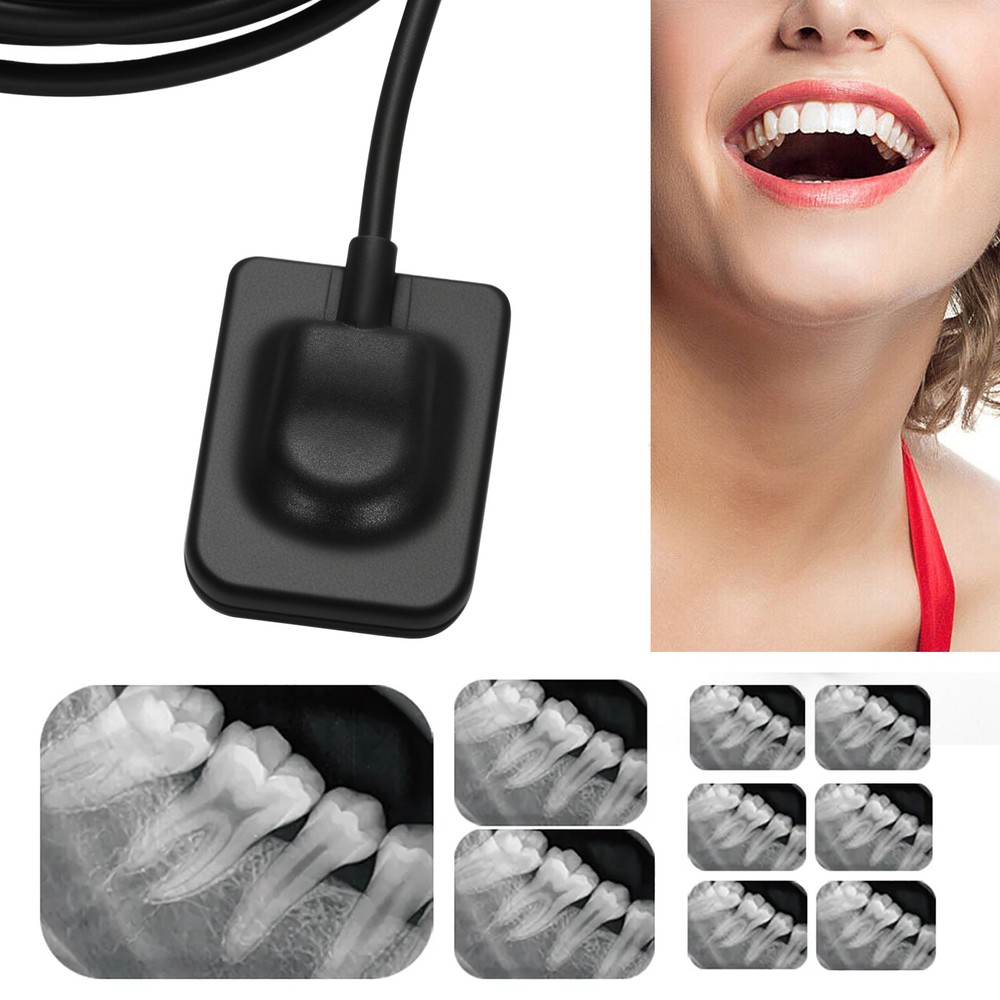 Dental X Mobile Unit System Ray Digital Machine High Frequency + Shield/Sensor