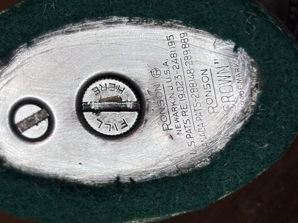 Vintage Lighter Ronson Crown Table MCM Mod