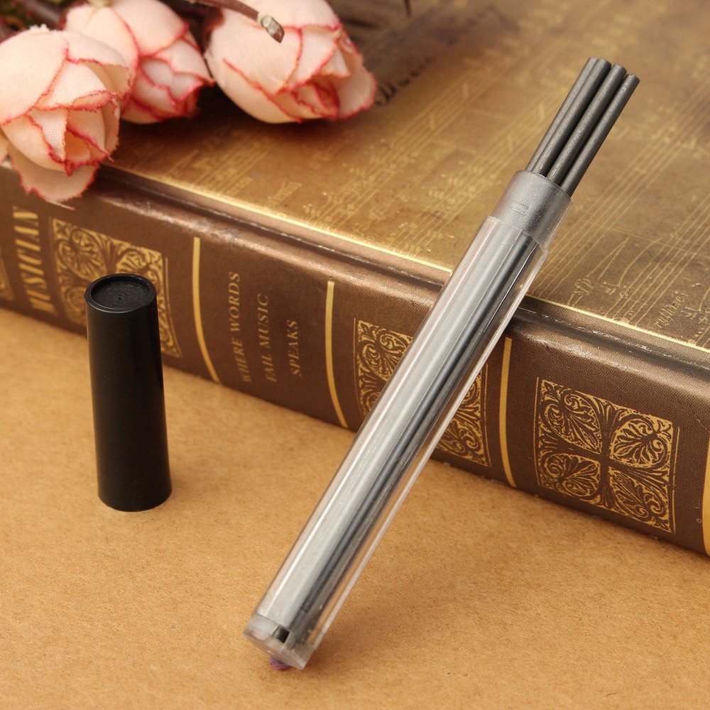 5 Boxes /40pcs HB 2MM Automatic Pencil Holder Leads Thick Grade Handy Refills