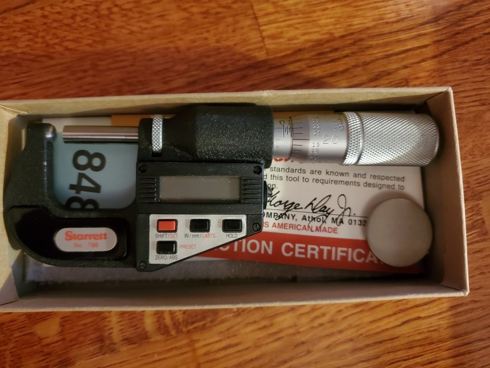 Starrett 788FL Micrometer