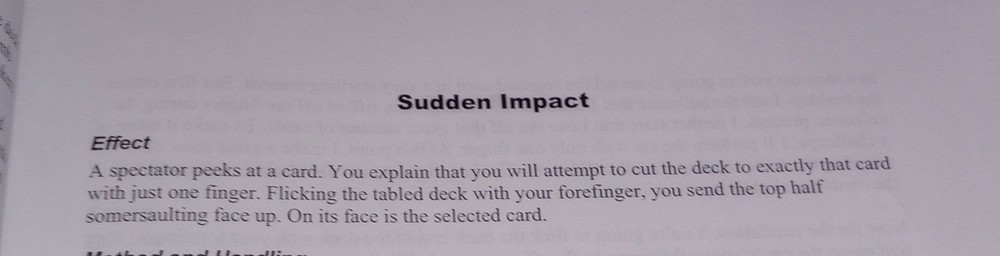 Signed Darwin Ortiz Lecture Notes Card Magic Gambling Triumph Poker