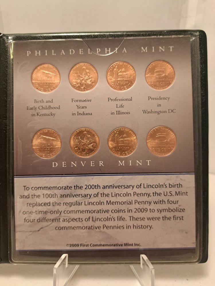 2009 P & D Lincoln Penny Collection | First Commemorative Mint