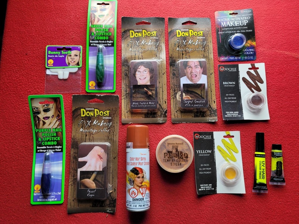 Halloween Makeup Accessory Lot