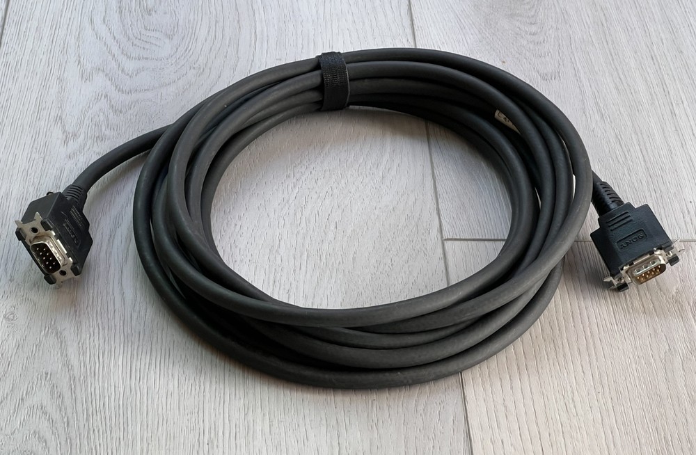16' SONY RS-422 9-pin deck control cable