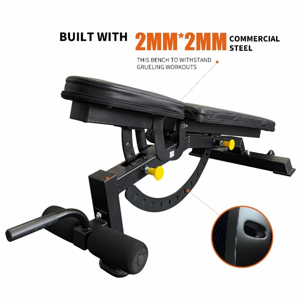 Adjustable Workout Weight Bench Foldable Strength Training Dumbbell Chair