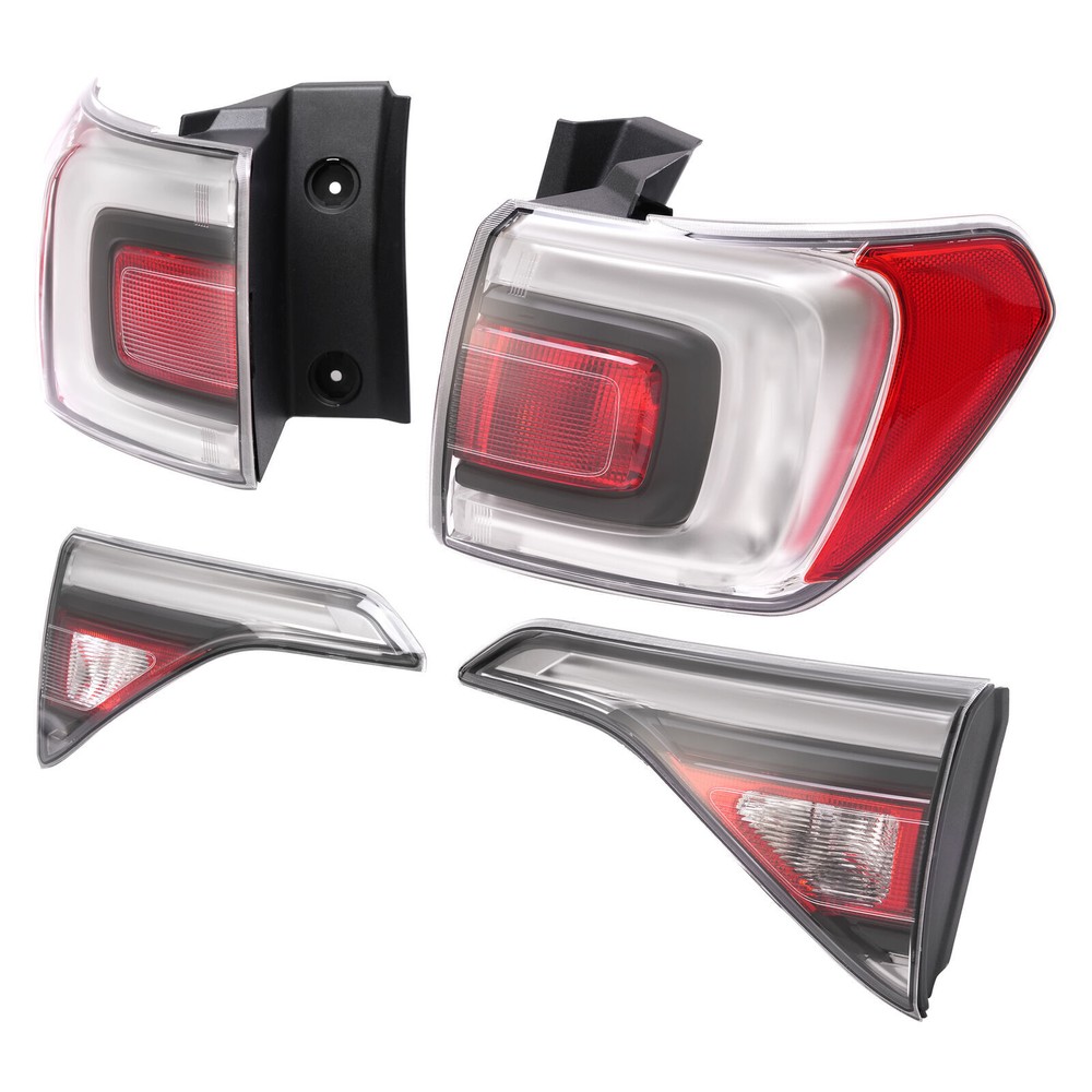 Halogen Tail Lights For GMC Acadia 2017-2019 Clear Lens Left Right Outer Inner