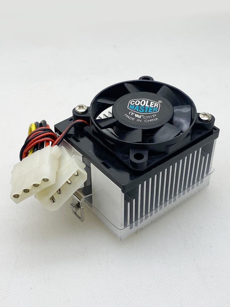Cooler Master Socket-586 Socket-7 Ball Bearing CPU Cooling Fan 4-Pin Molex