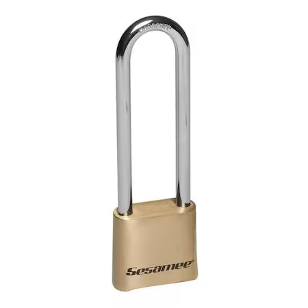 Sesamee K440 Combination Padlock, Bottom, Brass