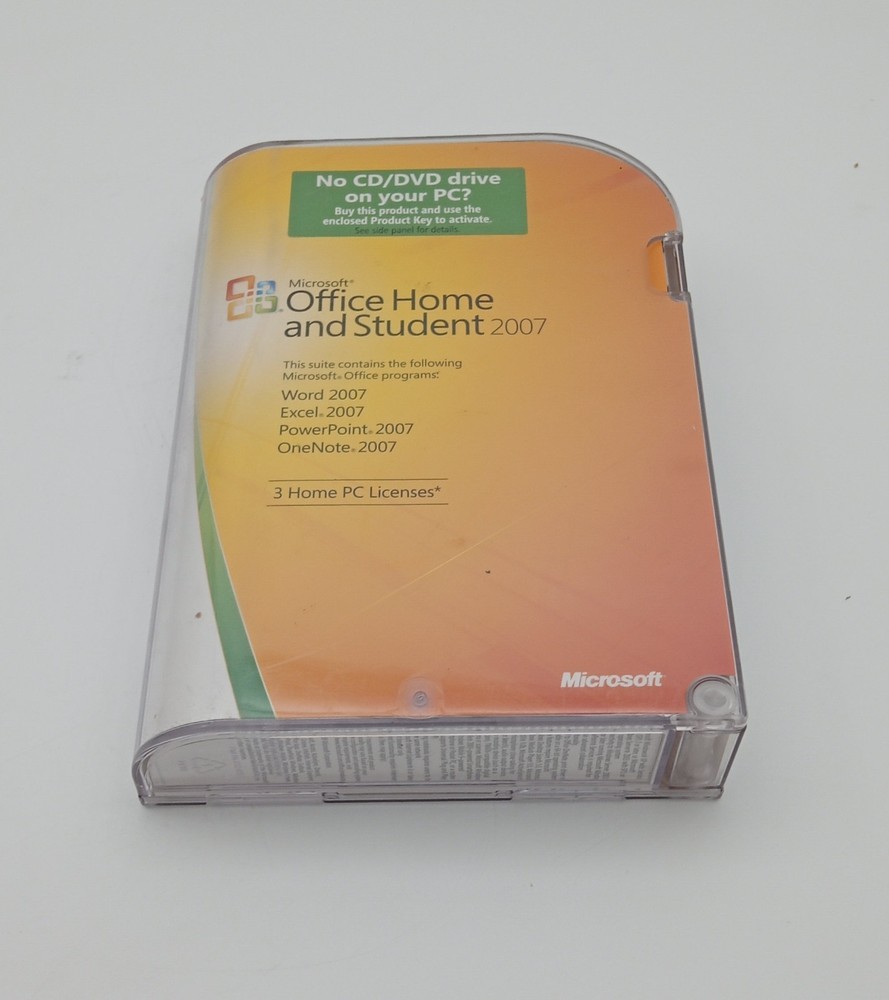 Microsoft MS Office 2007 Home and Student Licensed for 3 PCs