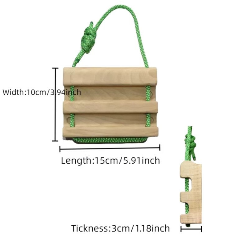Pocket Small Hangs Board Forearm Exerciser Portable Climbing Training Board