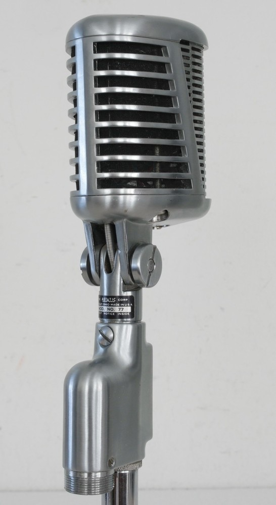 Astatic 77 Dynamic Cardioid Microphone with Stand and Cable