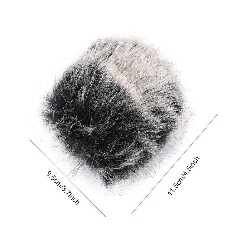 Microphone Windproof Windshield Wind Fur Muff for DSLR Camera DV Camcorder