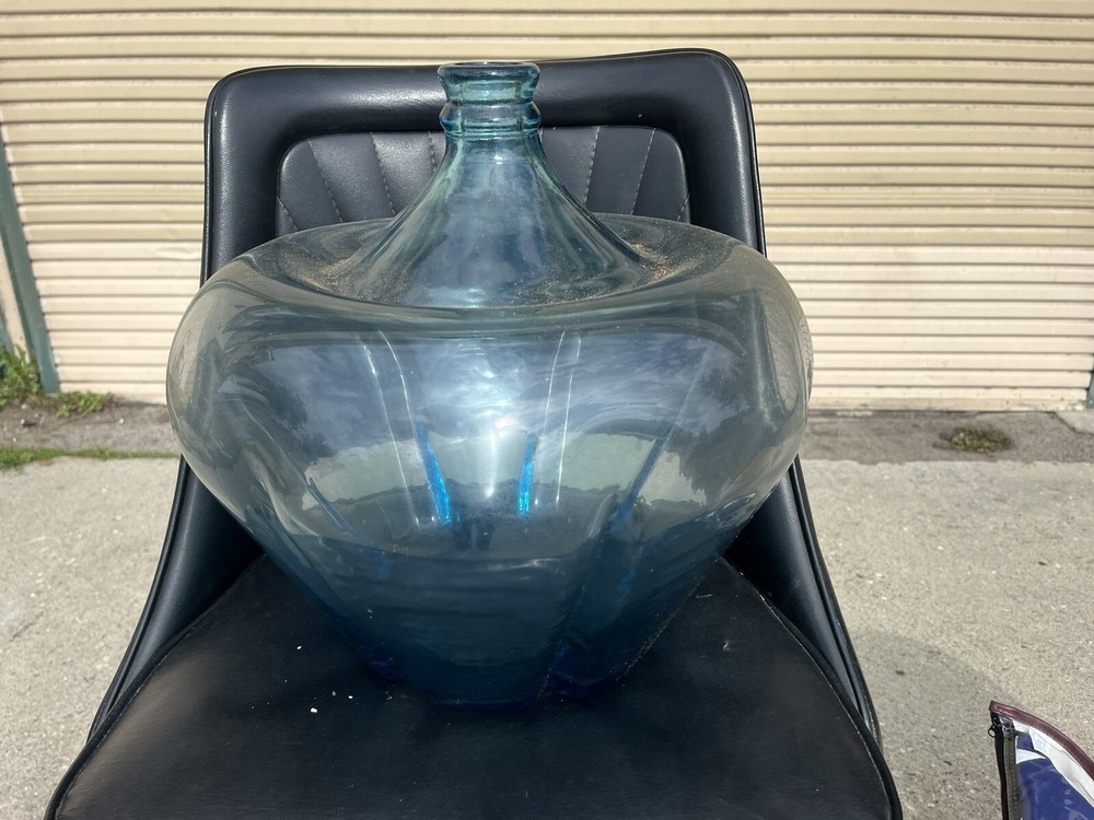Unique Vintage Art Glass Bottle