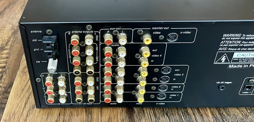 Adcom Digital Processing Tuner Preamplifier GTP-830 — Partially Tested/Working