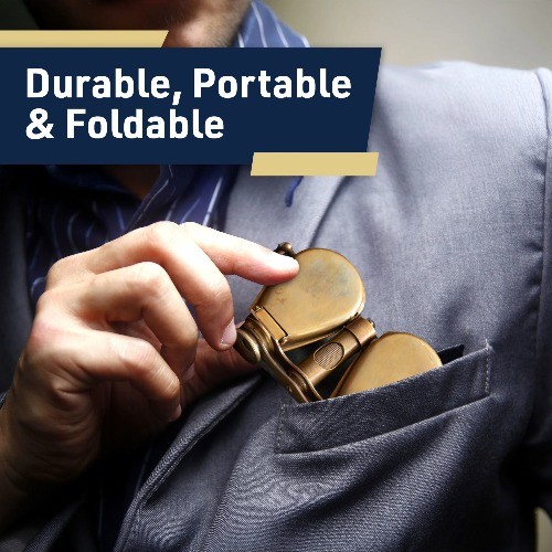 COMPACT FOLDING BINOCULARS