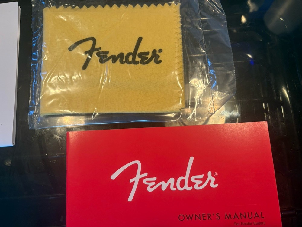 Fender Case Candy Manual Warranty Cloth Tags Care Instructions