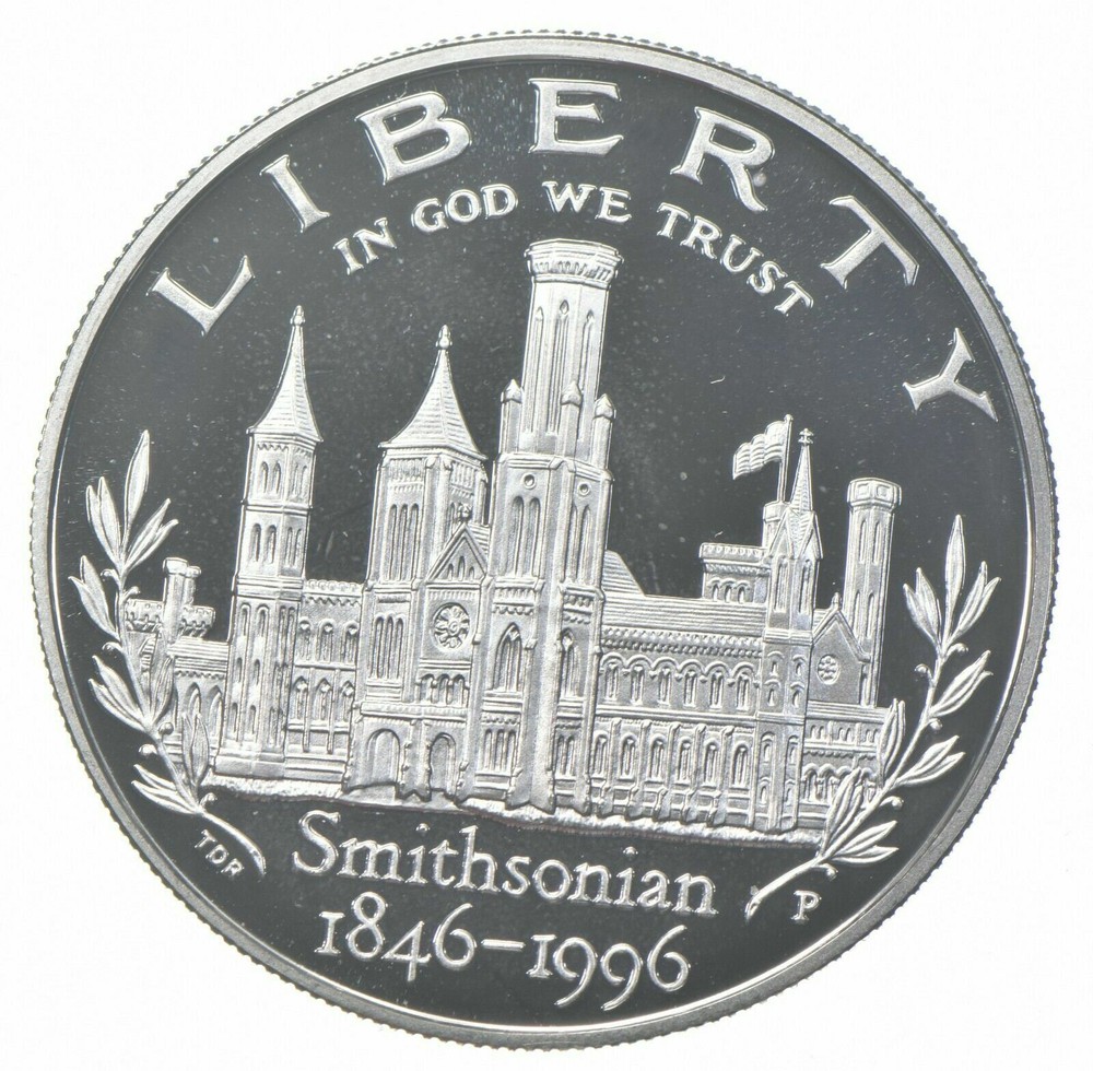 Proof 1996 Smithsonian - US Commemorative 90% Silver Dollar